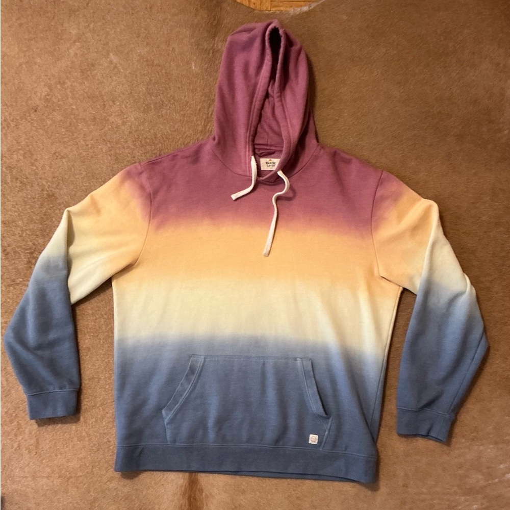 Marine Layer Gradient Ombré Cloud 9 Fleece Hoodie